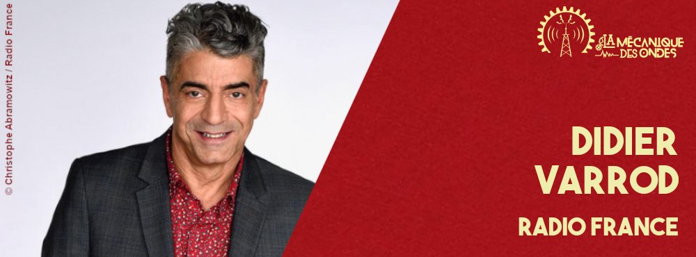 🎵Directeur de la musique des antennes de Radio France, il est aussi le maitre d'œuvre de l'HyperWeekend Festival, et un amoureux de musique.

<a href="/DVarrod/">Didier Varrod</a> nous raconte sa radio dans la Mécanique des Ondes !

📻RDV ce 13/02 à 13h15 sur <a href="/FrProtestante/">FrequenceProtestante</a> (Paris/IDF : 100.7 &amp; DAB+)