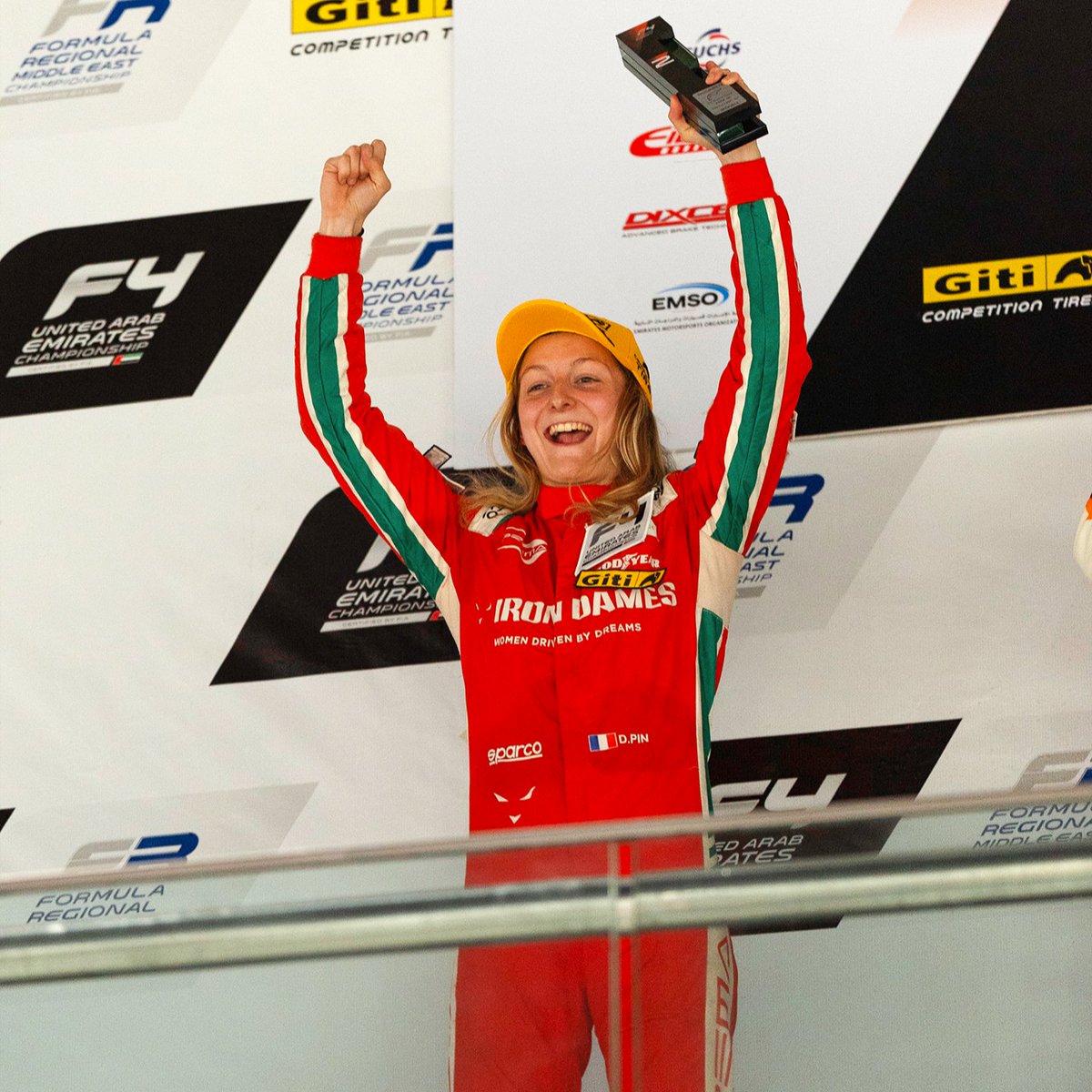 MercedesAMGF1's tweet photo. P1 for Pin 🏆 A win, pole, and fastest lap for our @f1academy driver @DorianePin in the F4 UAE championship at the weekend 👏👏

Read our full junior round up from Abu Dhabi 👇