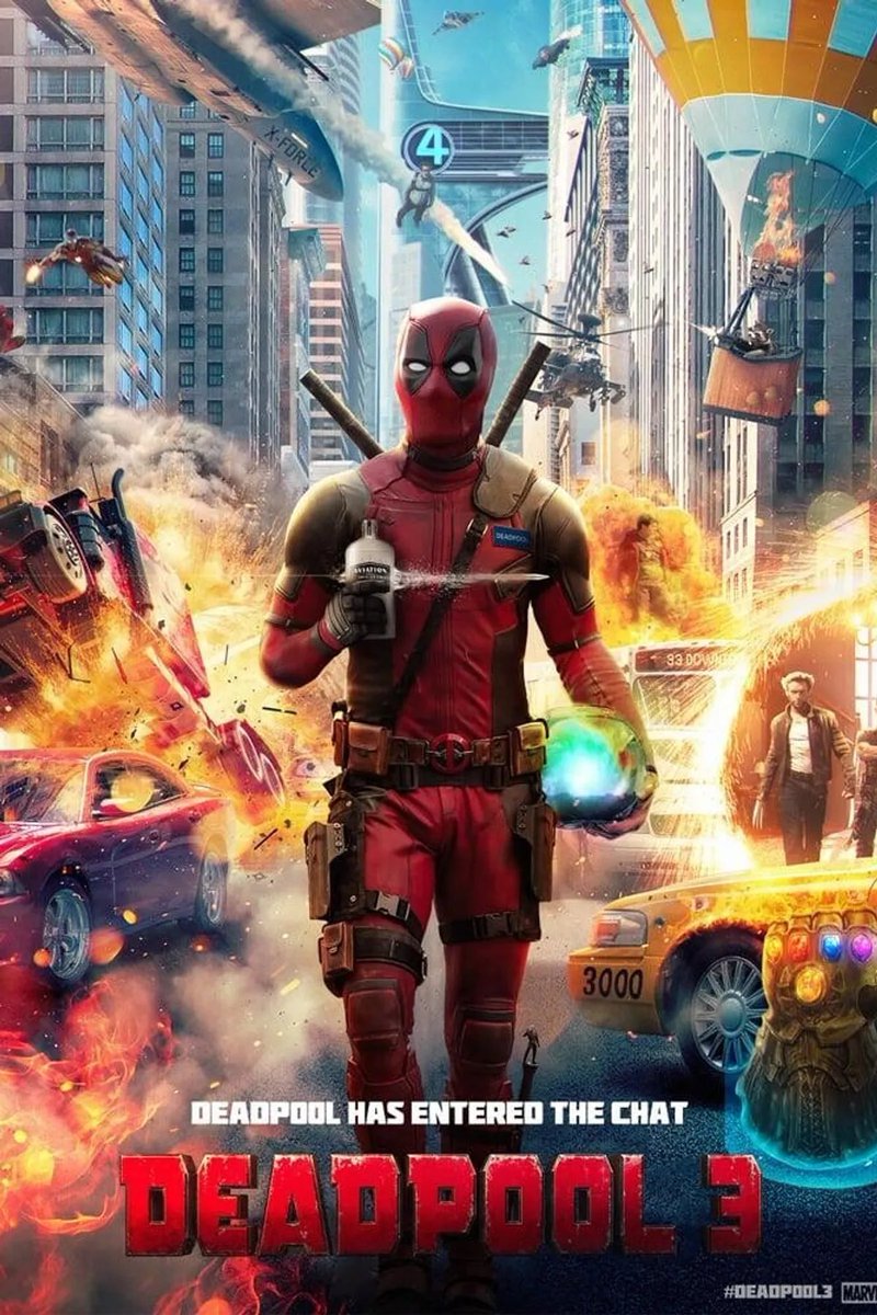 Jamshediqbalji's tweet photo. Deadpool 3 trailer just dropped and it’s epic. Ryan Reynolds and Hugh Jackman are hilarious together. This is the crossover we’ve been waiting for.
#DeadpoolWolverine #MarvelComedy #SuperBow https://t.co/6Q52PKVgO8