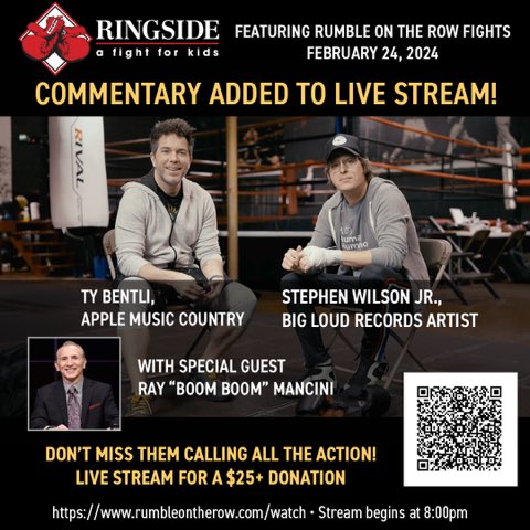 Get your 🍿and🍻ready for some very entertaining commentary for the ROTR live stream! Check out rumbleontherow.com to make a donation to view! 

📷: Ryan Hamblin