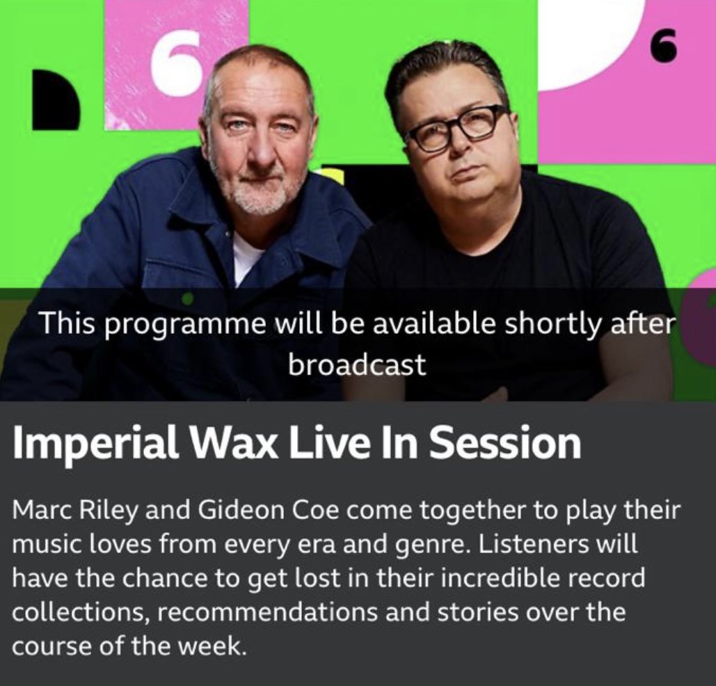 Massive thanks to everyone who came out at the weekend to <a href="/FerretPreston/">The Ferret</a> and <a href="/JumboRecords/">Jumbo Records</a> ! Tonight we are live in session for <a href="/BBC6Music/">BBC Radio 6 Music</a> with <a href="/marcrileydj/">Marc Riley ⚽️🍺🐳</a> and <a href="/gidcoe/">Gideon Coe</a> at 9pm!

We conclude our run of instores at <a href="/DashTheHenge/">Dash The Henge Records</a> this Saturday in London, we’re on at 5pm!