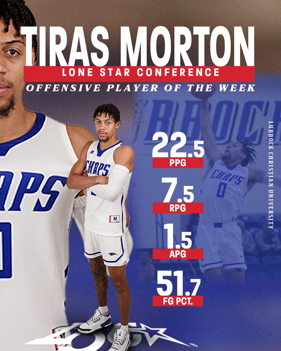 Getting it done on both ends🔥

<a href="/TirasMorton/">T〽️</a> is the LSC Offensive Player of the Week!