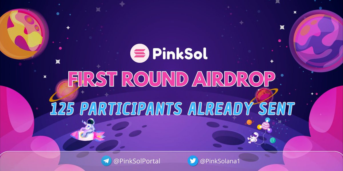 PinkSolana1's tweet photo. First Round of Airdrop For 125 Participants Already Send

Second Round Of Airdrop Will Start Tomorrow At 13.00utc And Groups Will Reopen When The Second Round Starts

More Info : https://t.co/mxJJ8Q5KTo

#SolanaAirdrop #SolanaCommunity #Solanaseason #SoloLeveling 
#Airdrop https://t.co/M7O8UYa5fr