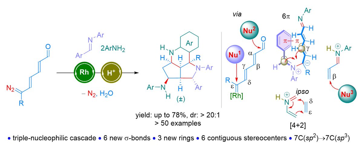 SaikatIISERB's tweet image. We are excited to share our latest research on newly designed diazodienal and its unprecedented polycyclization! Check out the pre-print in @ChemRxiv DOI: 10.26434/chemrxiv-2024-h25d9. Your thoughts and feedback are welcome! @iiserbhopal @chm_iiserb  #organometallics #carbenoid