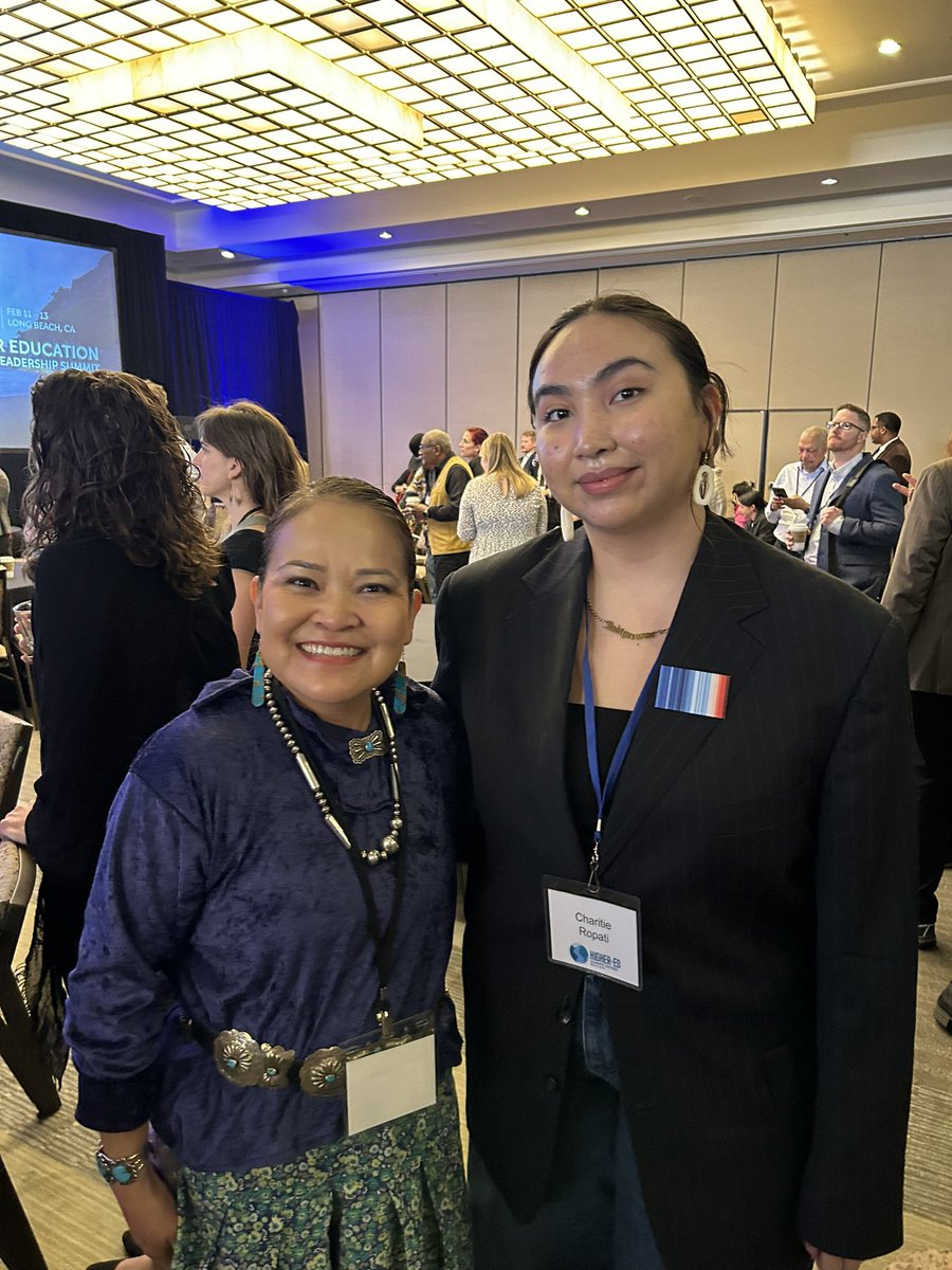 Here in California for the 2024 Higher Education Climate Leadership Summit and got to meet the incredible @nativehydro. As an Indigenous water resources civil engineering student I have looked up to Karletta’s work for years. This was so incredible. Thankful