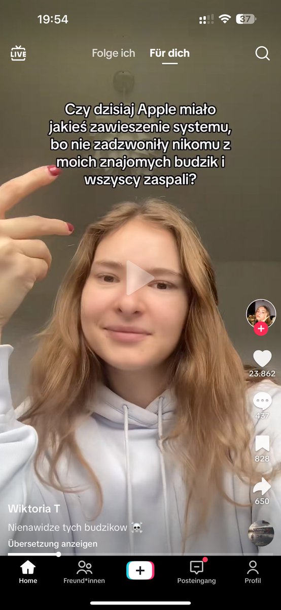 Czy komuś serio zdarzyło się, że nie zadzwonił budzik na iphonie mimo, że był ustawiony?💀 #apple #iphone