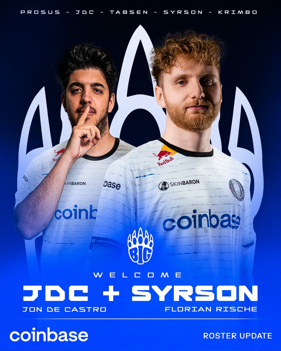 Today we announce the following changes to our CS2 team: We are excited to welcome back @syrsoNCS2 as well as sign @JDC_CS to our active roster! More to follow soon. #GOBIG