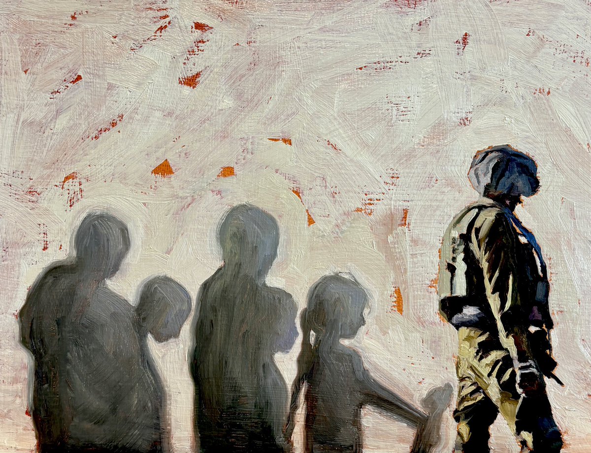 safialatif's tweet photo. My new oil painting, The Haunting https://t.co/lkzkZsDQWI