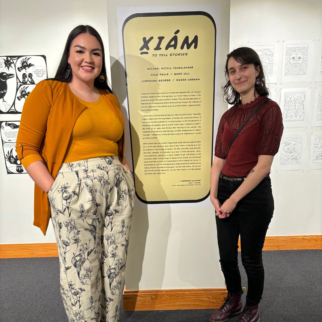 We're excited to invite you to our next curatorial tour with Guest Curator Jordanna George. Join us for an insightful journey through the XIÁM exhibition, where Jordanna will share behind-the-scenes insights. 👉February 18th 👈 2:00 - 3:00 p.m.