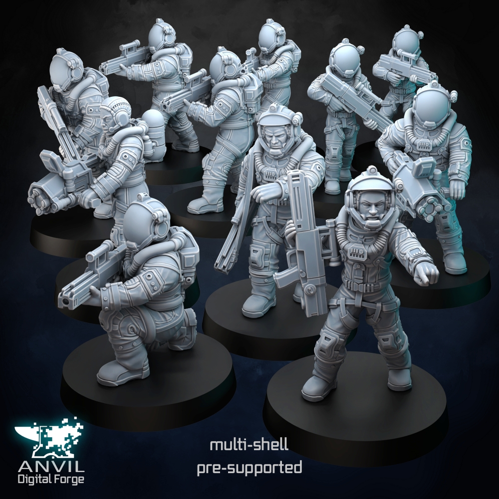Anvil_Industry's tweet photo. Customise your own squads of NASA-Punk explorers to venture into the solar system and beyond!

https://t.co/LIPBibe6Ph

#anvilindustry #anvilindustries #anvildigitalforge #3dprinting #patreon #tabletopgaming #miniatures #wargaming #28mm #conversions #nasapunk #scifi https://t.co/DBJMCujML5