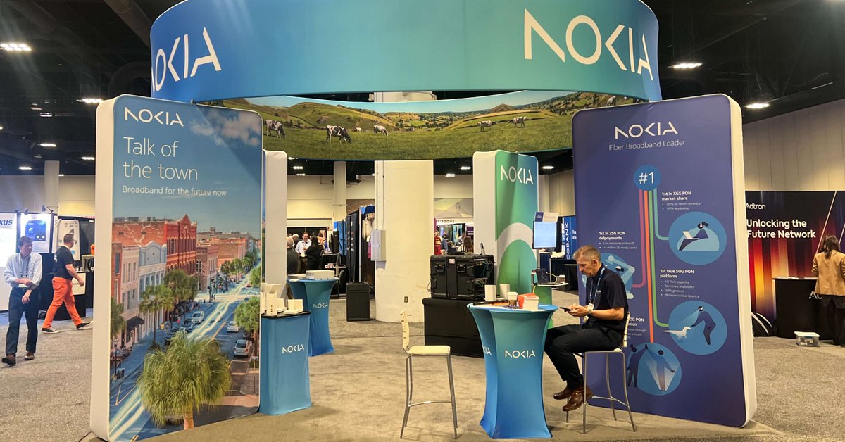 nokianetworks's tweet photo. Curious about Network-in-a-Box, Nokia WiFi, or Fixed Wireless Access? Visit Nokia booth 401 at #RTIME2024, from 11-14 February 2024, in Tampa, for demos and insights into these solutions!
Know more: https://t.co/dgKZItSoLL
#fixednetworks #broadband #fiber https://t.co/LwNIJdUNUh