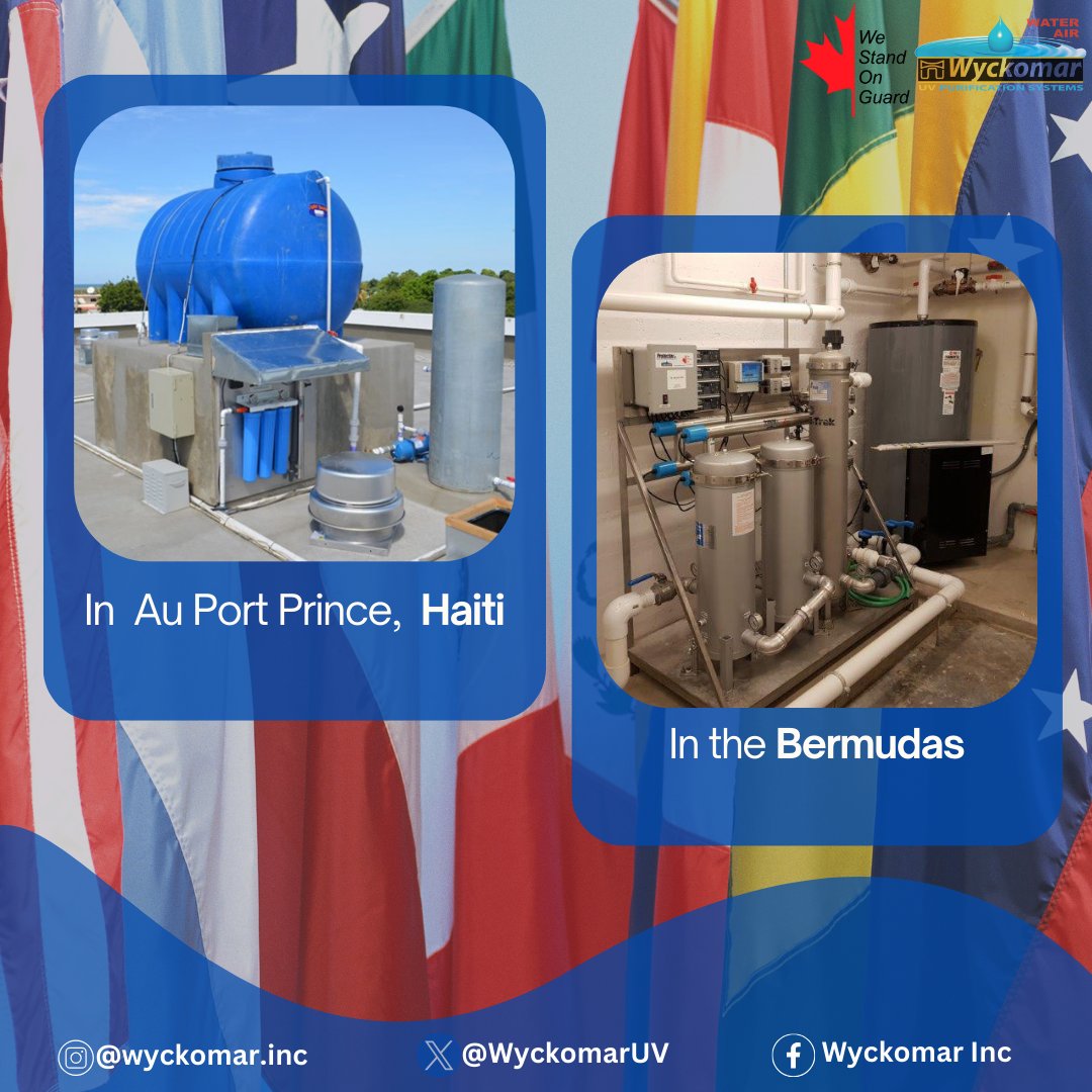 WyckomarUV's tweet image. Spotlight on Wyckomar UV Purification Systems: Making waves across North America with Clean Water Solutions. 🌐✨ 
#WyckomarUV #CleanWaterSolutions