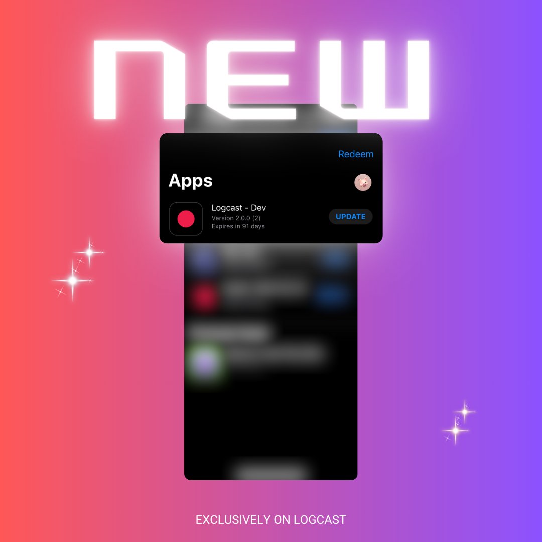 After months of community building, the team has finally been able to view &amp; test the first version of Logcast V2😎🥳

Can't wait to share it with you guys!