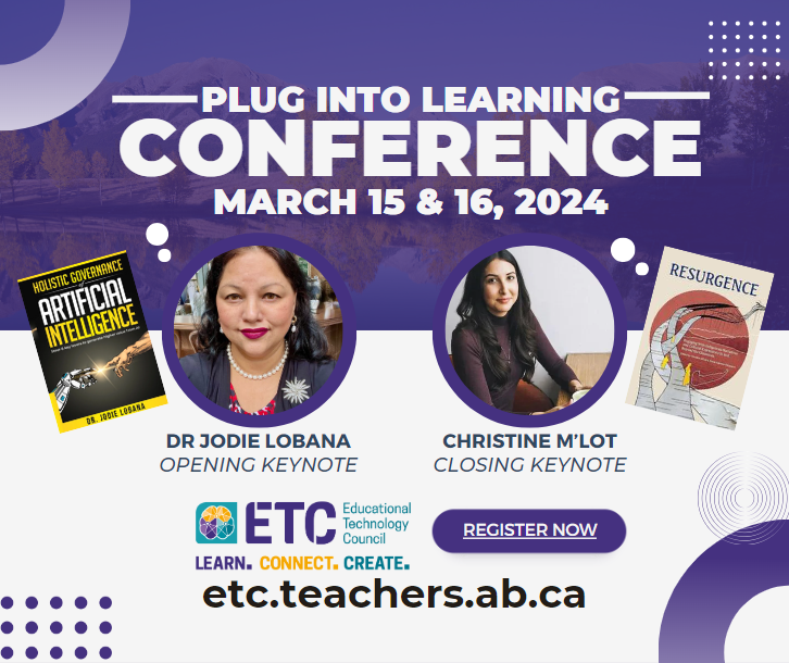 ETCATA's tweet photo. ๐ Join #PlugIntoLearning2024 in Canmore, Mar 15-16!
@jodielobana on AI in education.
@christinemlot on indigenous perspectives.
A transformative experience with leading educators awaits!
๐ https://t.co/xLYV7VfkrQ
Don't miss out! #EdTech #AIinEducation #IndigenousEducation https://t.co/NhoMwJW5jA
