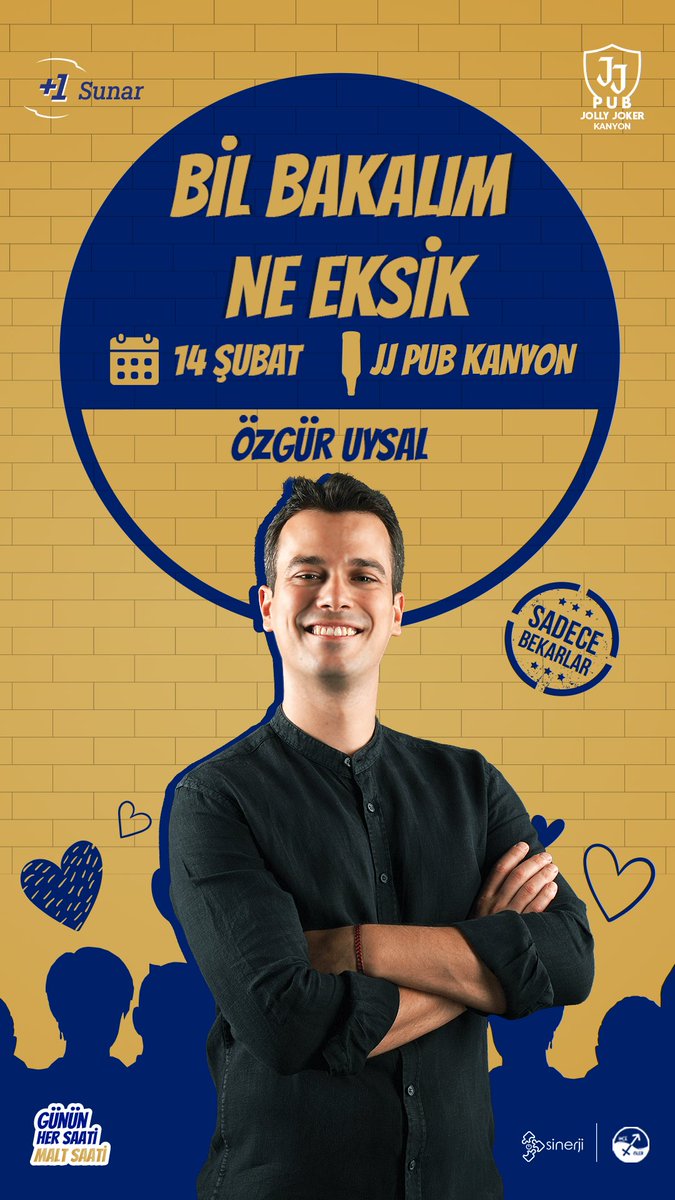 Bekarlar! Gelin 14 Şubat’ta ne eksik birlikte bulalım. Biletler: bubilet.com.tr/istanbul/etkin…