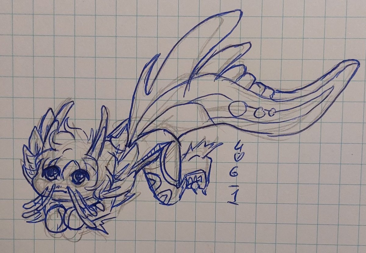 40d6_1's tweet photo. I am trying to fill my sketchbook (9 pages remain)
Uhh, have fun with this?
(First one is a Will based on a dragon from a Roblox ((ik ik)) 'Experience' Called Dragon Adventures 🐉)
Others I will not explain, lol
#dagames #daradio #solitude #rotomsiblings https://t.co/Fu2GJMLPON