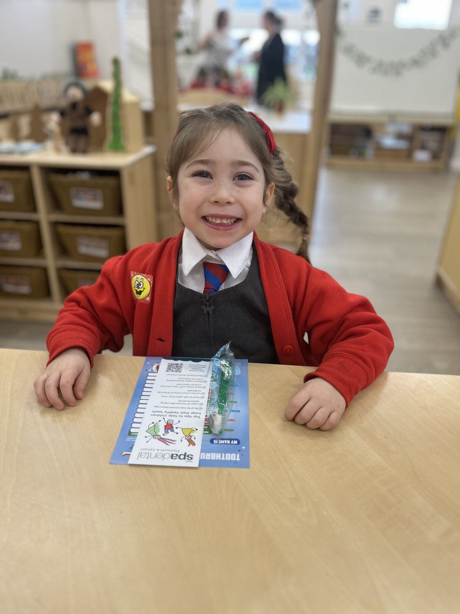 StDominicCofE's tweet photo. The importance of brushing your teeth! 🦷 

We had a very interesting visit from Spa Dental in Saltash, who told us the importance of brushing our teeth and cleaning our mouths. 

We LOVED showing our friends how we brush our teeth! 

#BringIT https://t.co/pQgT8Mpg7M