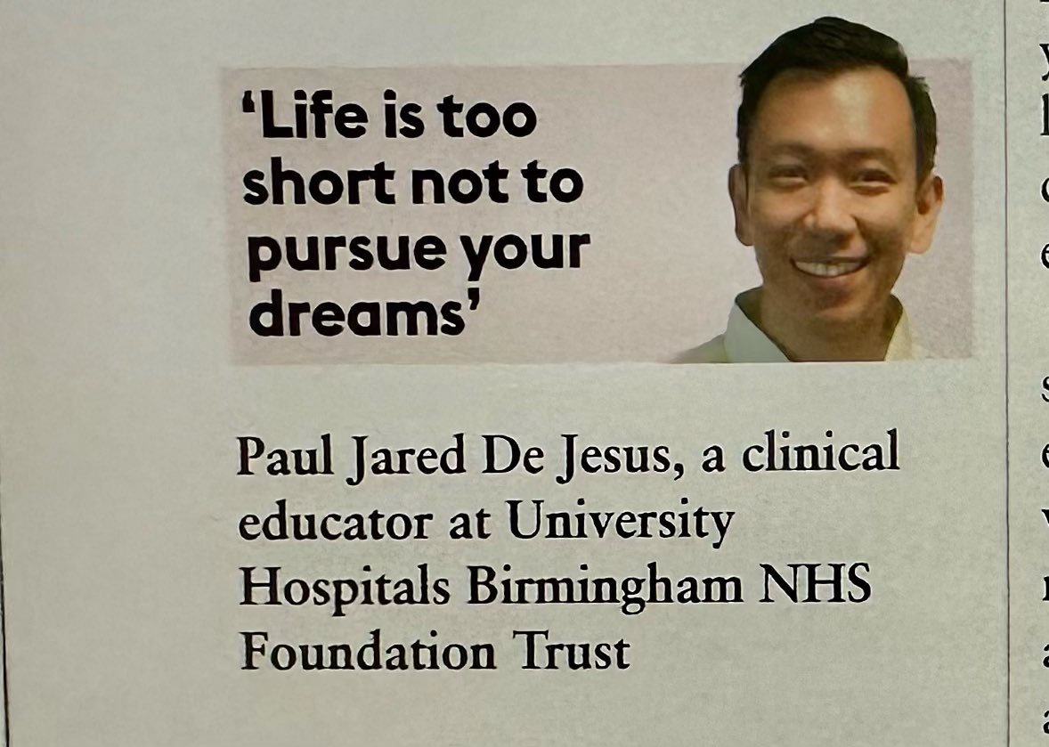 Honoured to be featured in @NurseStandard sharing my experience with @FNightingaleF IENM leadership program. Ty

I never shy away from telling my story to my fellow international nurses. I’m always keen to pay it forward, passing on my experience to help others advance.@uhbtrust