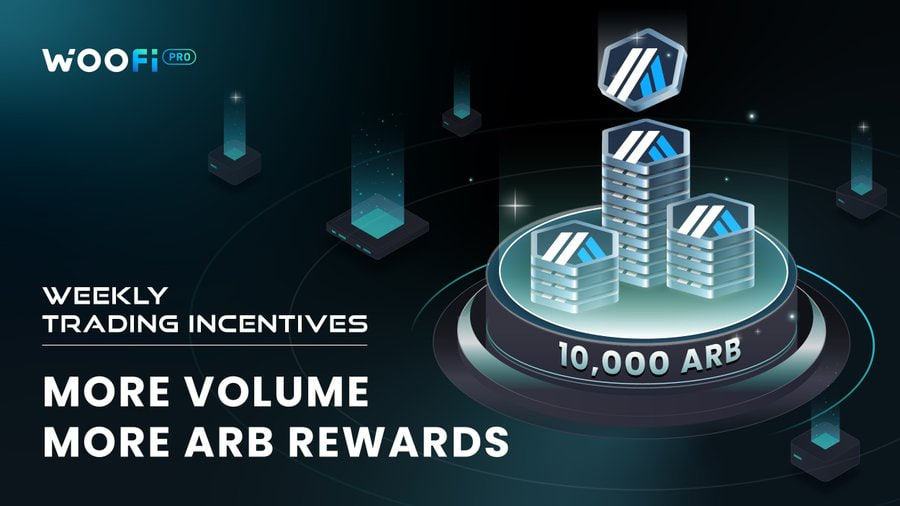 👥 Торгуйте на WOOFI PRO та заробляйте $ARB!

В рамках партнерства із <a href="/arbitrum/">Arbitrum</a>  усі юзери, котрі торгують на WOOFI PRO мають можливість розділити призовий пул в 10 000 $ARB токенів. Кожного тижня!

🔼Тут - dex.woo.org