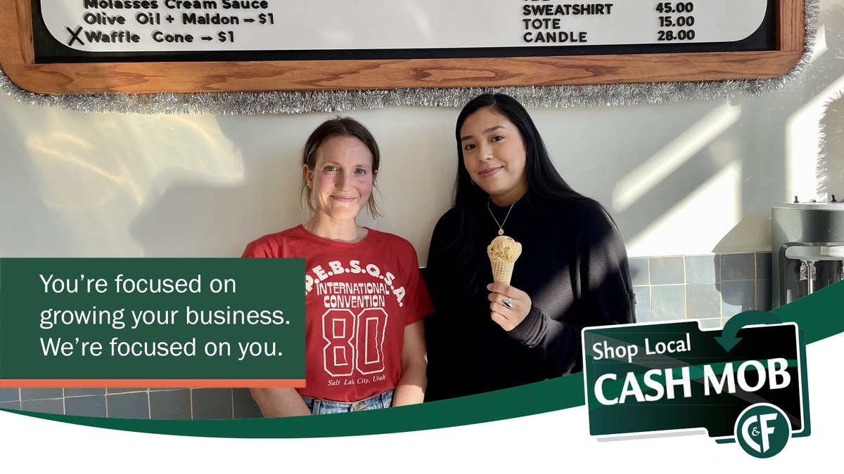 CandFBank's tweet image. Join us for a #CashMob at Spotty Dog Ice Cream Co. on Saturday, February 24 from Noon - 2 p.m. This neighborhood-centric ice cream parlor, serves New England style ice cream to their East End neighbors and beyond! The first 50 customers will receive $5 towards their purchase!📷