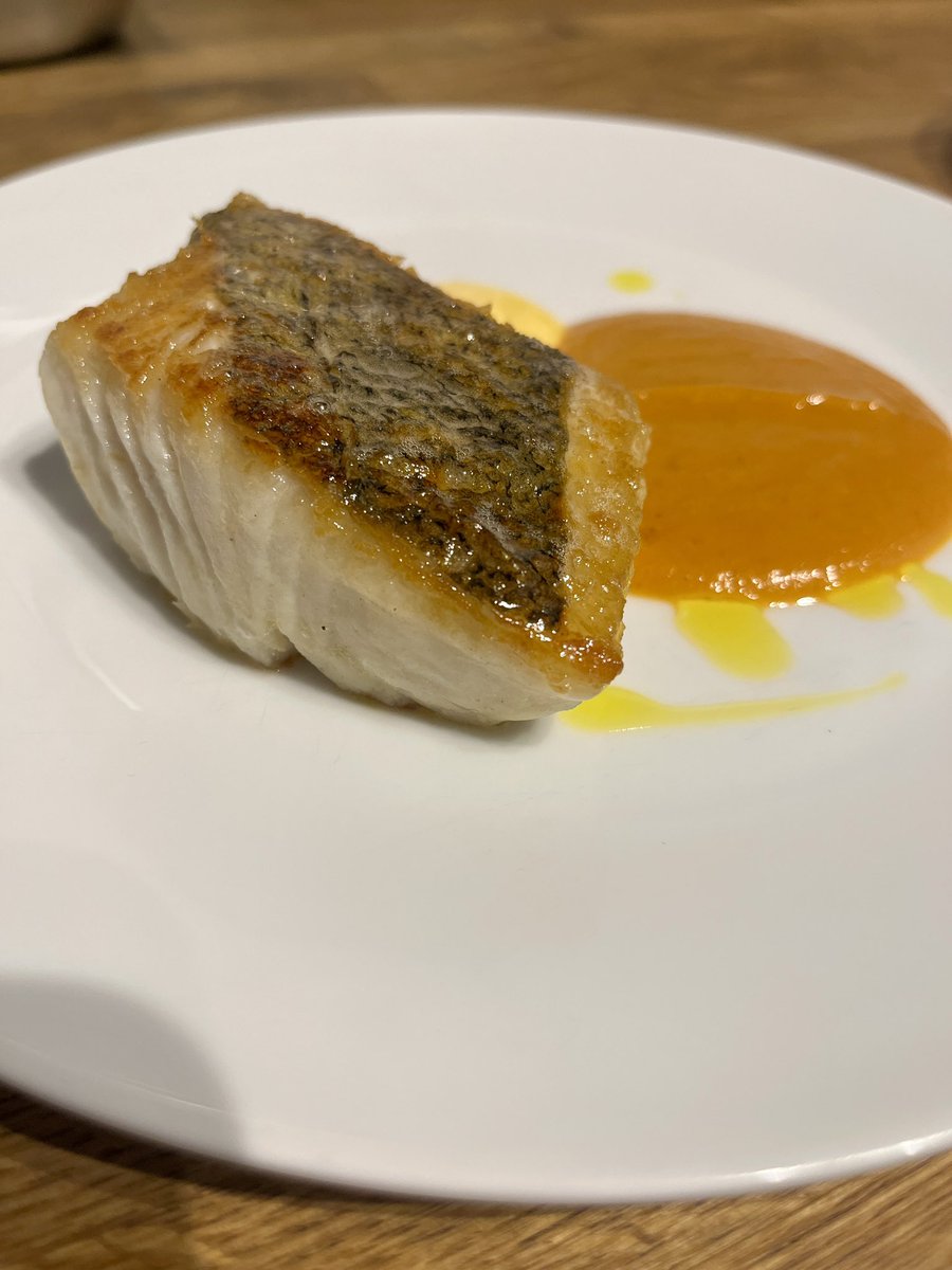 Roast Cornish hake, bouillabaisse, rouille from my new restaurant, PLATES by MB

#smallplates #seafood #fish