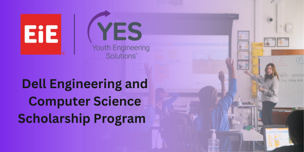 Announcing the @DellTech Engineering and Computer Science Scholarship Program. This scholarship supports elementary and middle school teachers in implementing EiE and YES. Apply Here: hubs.ly/Q02kKWk20. Applications close at 5pm on Sunday, February 18th.