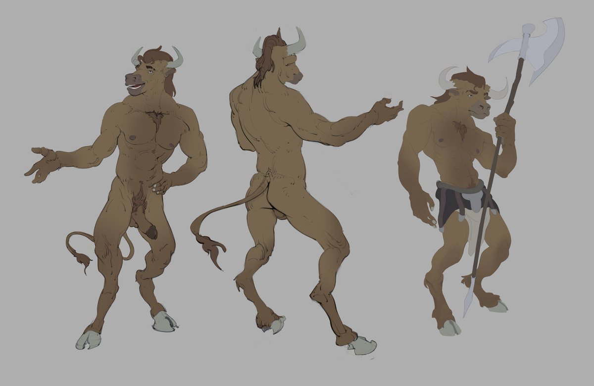 Kadesol1's tweet photo. Even a Minotaur warrior needs to have fun sometimes https://t.co/gNLPAijhbX