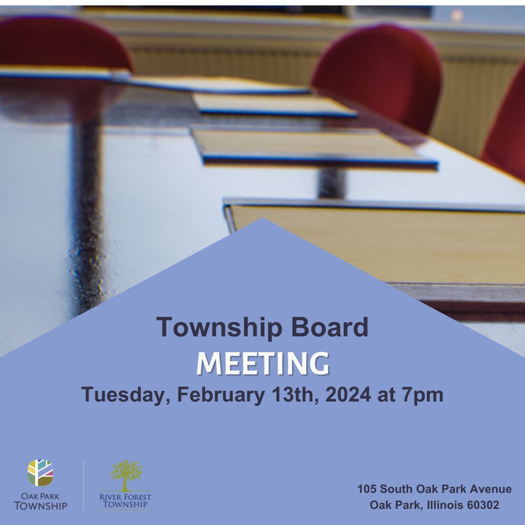 📣 Join us for the Oak Park Township Meeting tomorrow at 7:00 p.m. To access the agenda, visit oakparktownship.org. Your engagement is important to us! #OakParkTownship #CommunityMeeting 📄✨ Everyone needs an advocate to shape their community's future!