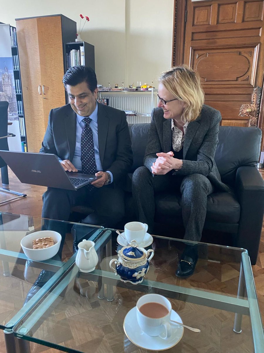 It was an honour to meet with Ms. Christiane Hullman <a href="/GermanCGEdin/">Christiane Hullmann</a> at the German consul general in Edinburgh and to present her with literature from the Ahmadiyya Muslim Community.

#loveforallhatredfornone #prayersforpeace