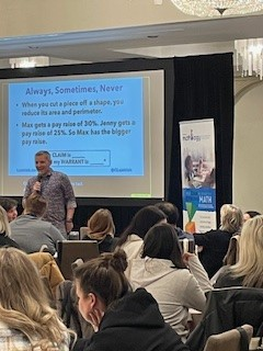 HeatherFisherED's tweet photo. 🚀 Excited that #Mathology is a proud sponsor of the OMCA Retreat! 🌟 Transformative insights as keynote speaker sets the stage with incredible vibes. Loving this pivotal gathering of minds! 🧠💡 
#OMCARetreat #KeynoteMagic
@OMCAmath @PearsonMatholo1 
 #OMCARetreat2024 https://t.co/Cxk5s6ARUw