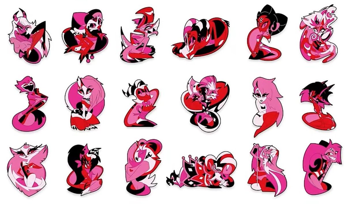 HelluvaBoss_br's tweet photo. 🛒 | NOVAS ARTES de produtos oficiais de Helluva Boss e Hazbin Hotel

tema: Valentine's Day 

(mais artes no tweet abaixo)

loja oficial:
https://t.co/KcMyJlp4tX

(1/4) https://t.co/QNBmUtJwvL