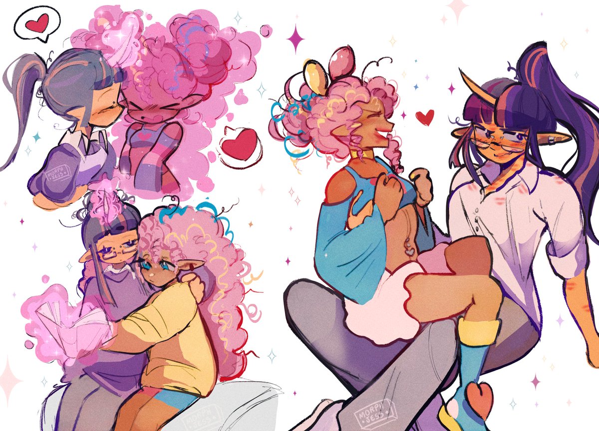 clarkearte's tweet photo. Fiz outro casal a pedido do tiktok ^^ #twipie #mylittlepony https://t.co/rapsRLmvWK