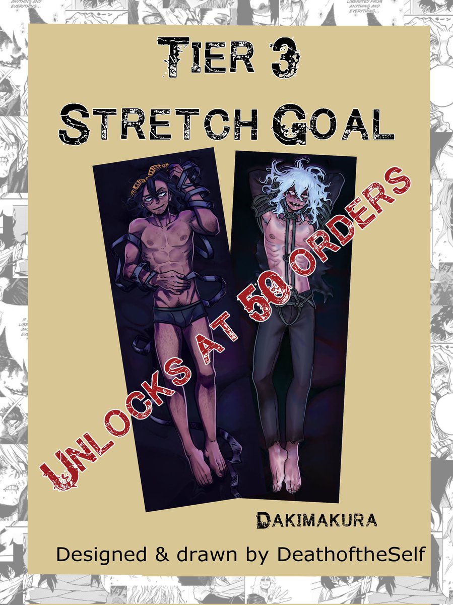 EraserdustZine's tweet photo. OUR FINAL STRETCH GOAL 🖤🩵

Super excited for this one, created by the one and only DeathoftheSelf!

Our tier 2 and merch only bundles are eligible for this dakimakura  - order yours here: https://t.co/CZ0WXtoj6M https://t.co/BbFYyTmBZK