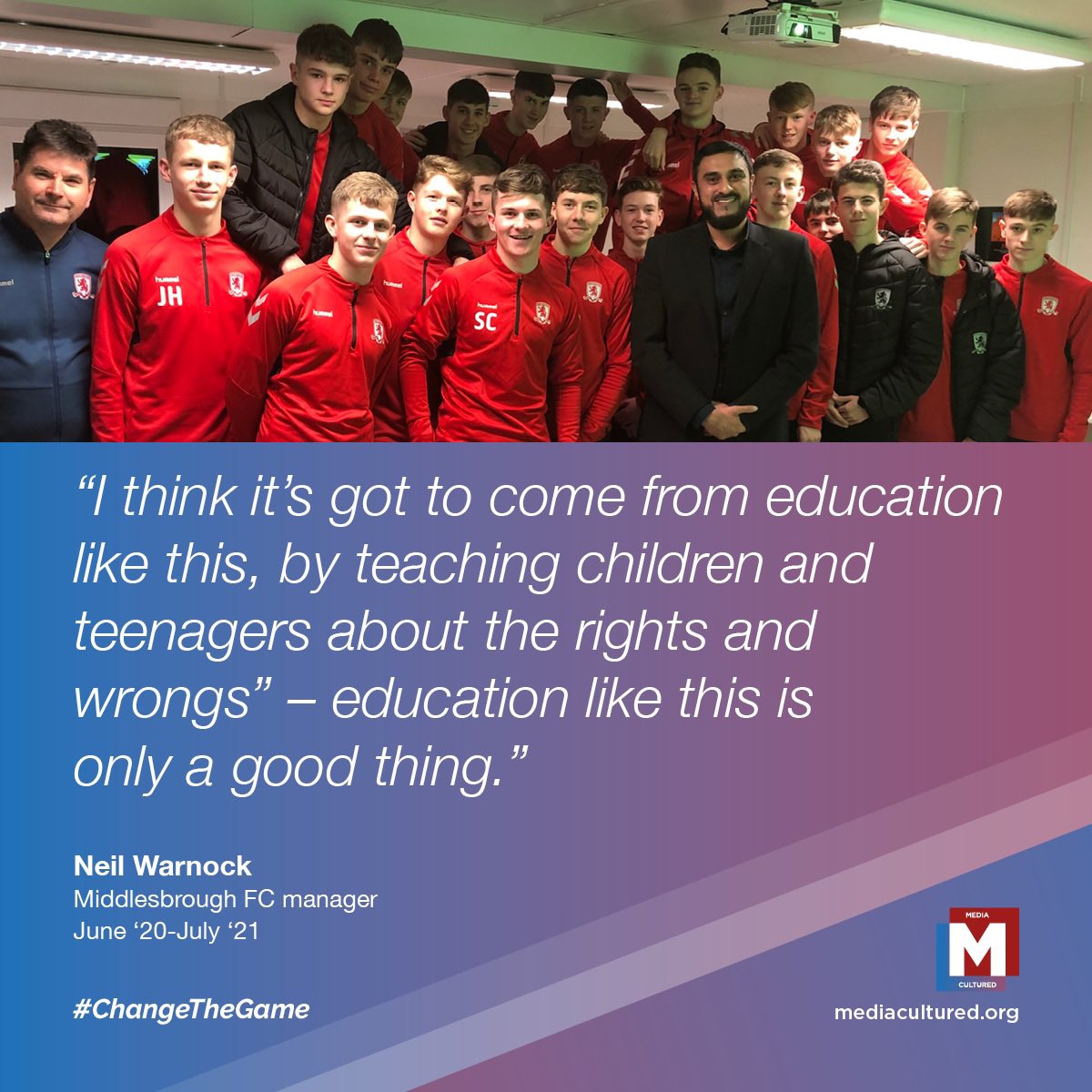 MediaCulturedUK's tweet image. Celebrating 10 years of promoting social unity through sports with our new #ChangeTheGame brochure! 🌟 Grateful for amazing feedback from top sports figures nationwide! Get your free copy &amp;amp; schedule a call/workshop, email: info@mediacultured.org

#ChangeTheGame #SportsForUnity