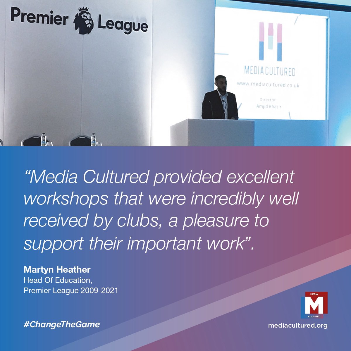 MediaCulturedUK's tweet image. Celebrating 10 years of promoting social unity through sports with our new #ChangeTheGame brochure! 🌟 Grateful for amazing feedback from top sports figures nationwide! Get your free copy &amp;amp; schedule a call/workshop, email: info@mediacultured.org

#ChangeTheGame #SportsForUnity