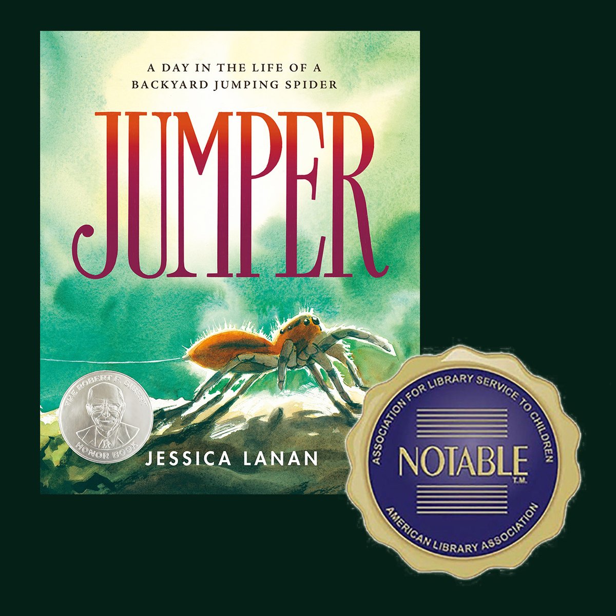 I'm very pleased that JUMPER is in great company on this year's ALSC notable list. Thank you, @wearealsc !! Full list: ala.org/alsc/awardsgra… #nonfiction