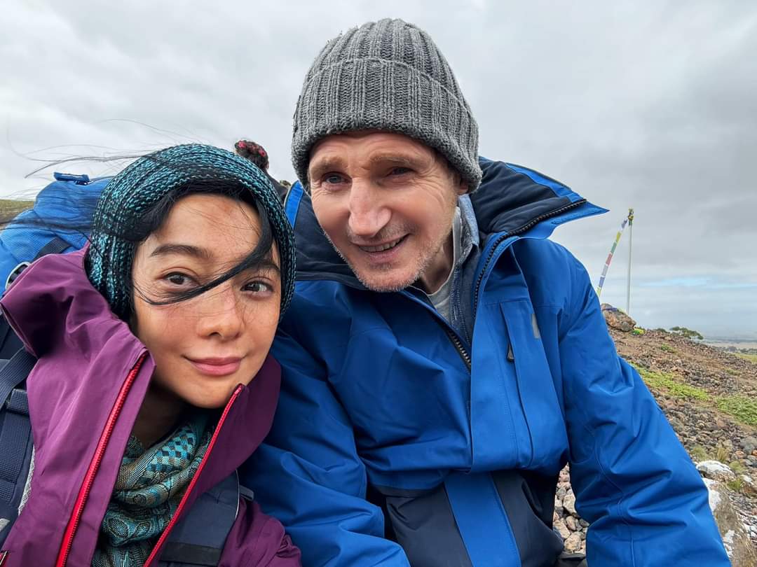 MAActionCinema's tweet photo. #FanBingBing has joined #LiamNeeson for #IceRoad2 #RoadToTheSky. 🧊🛣🏔
📸: @realBingbingFan https://t.co/NHkP8JS5xv