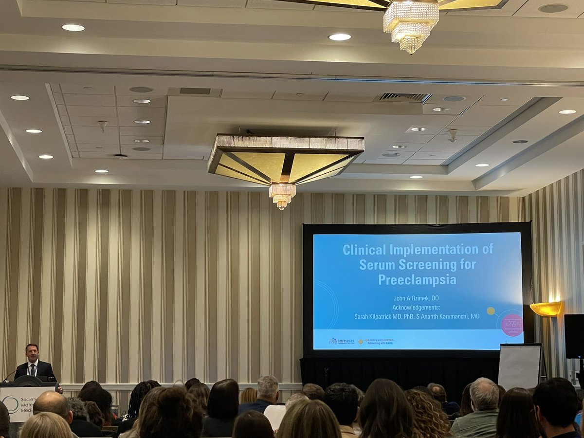 Dr. John Ozimek representing <a href="/CedarsSinaiMed/">Cedars-Sinai Academic Medicine</a> at <a href="/MySMFM/">SMFM</a> 👏🏻#SMFM24
