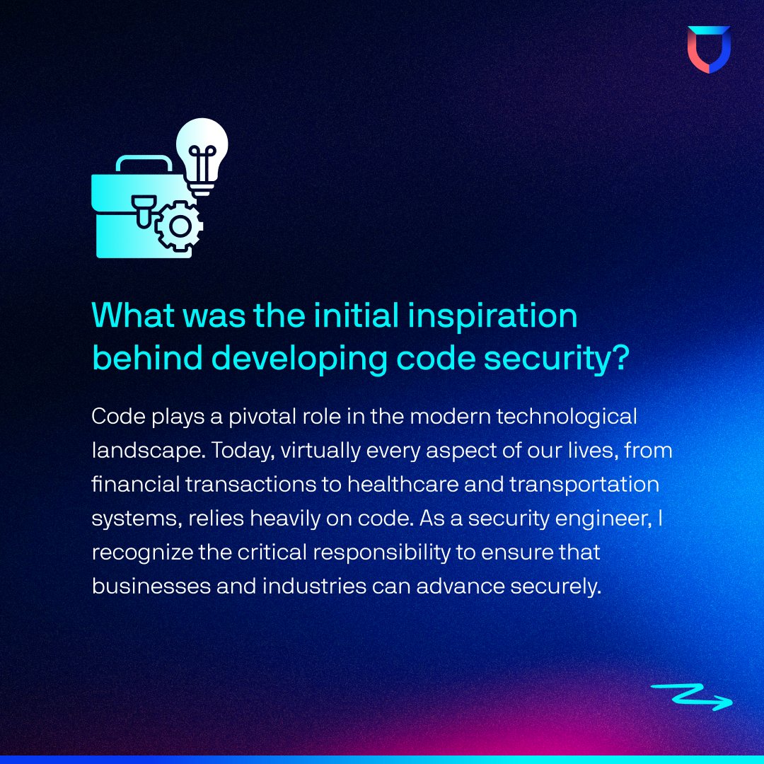 Lacework's tweet photo. In this installment of our #CodeSecurity Q&A, we interviewed Ibrahim—an integral contributor to our code #security solution. 🧠 Find out what drives this influential Security Engineer: https://t.co/j0wZJRuSvj #CloudSecure https://t.co/WBLICs8piI