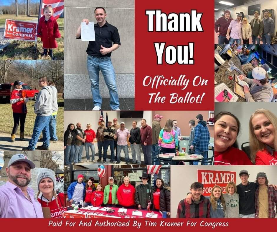 TimKramer4PA's tweet photo. Well, the people of Pennsylvania’s 16th Congressional District have spoken. They are ready for a candidate who will challenge the establishment and truly represent America First ideals. 

Many thanks to everyone who signed, helped, and or circulated. https://t.co/rOJOXNkrmK