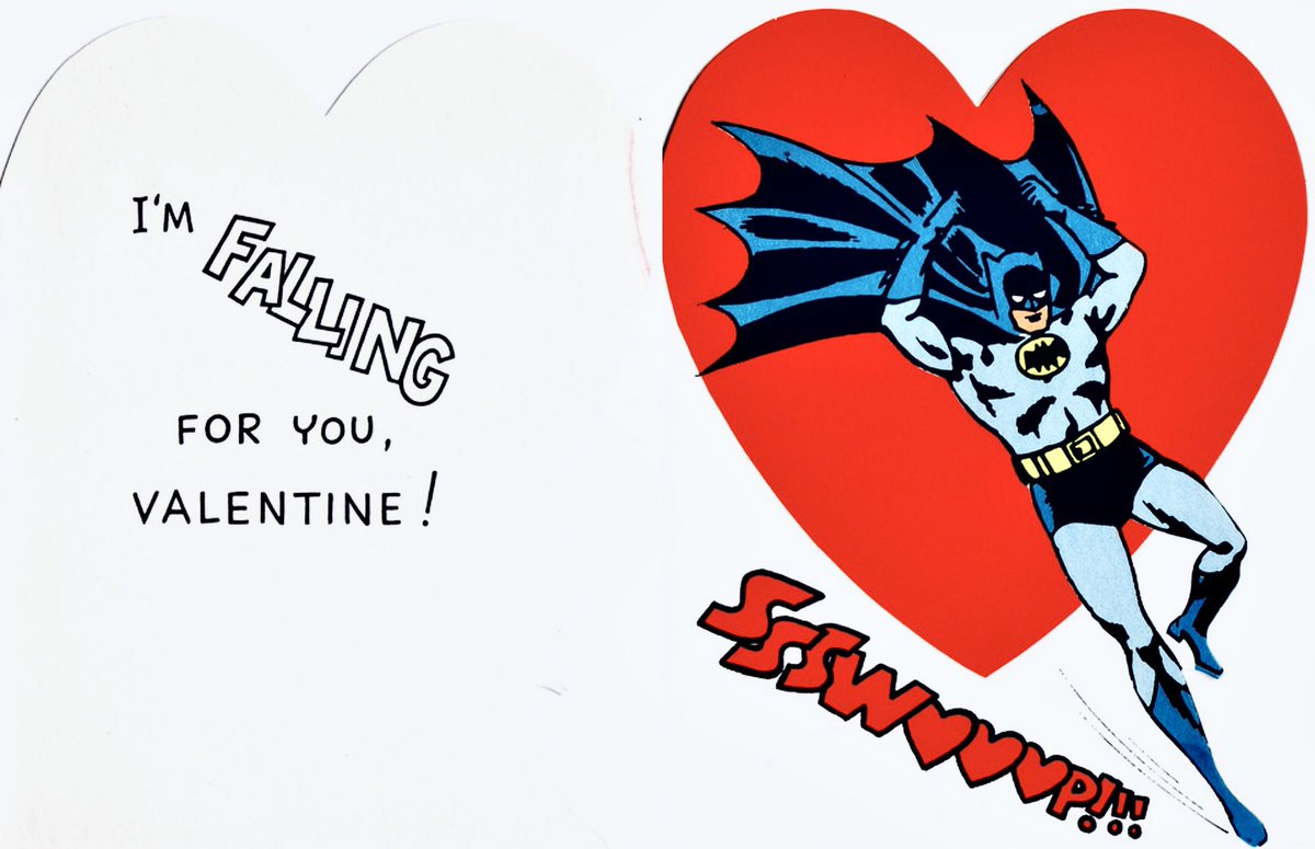 batman valentine’s day cards, 1966