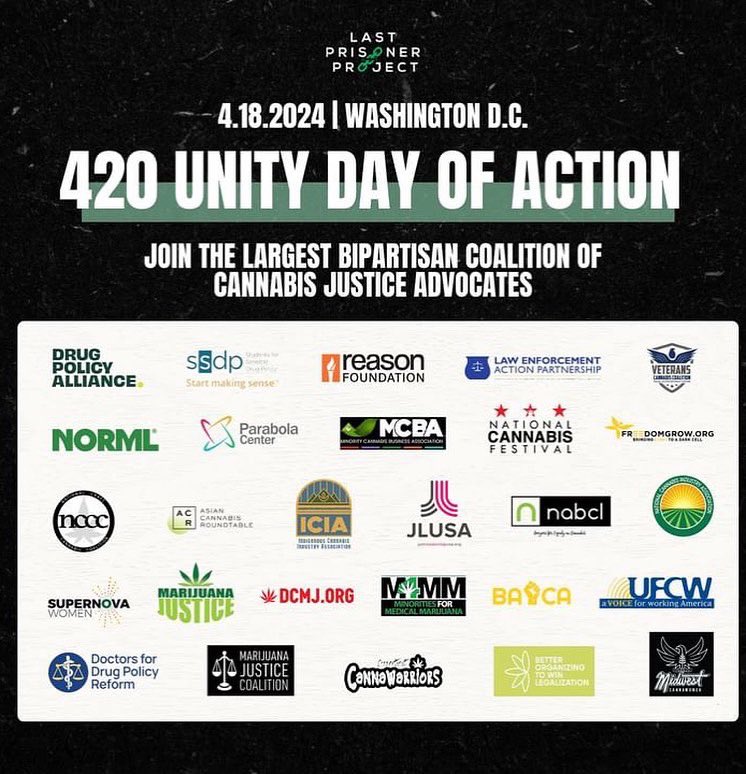 Come to D.C. this April and tell the rest of <a href="/ewarren/">Elizabeth Warren</a>’s colleagues in Congress to end federal #cannabis prohibition.