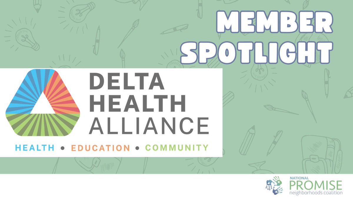 Meet our member, @dhaorg! This innovative partnership binds together communities of the Mississippi Delta to improve quality of life and increase positive outcomes. Learn more about DHA at: deltahealthalliance.org and discover our other members at: promisecoalition.org/our-members.