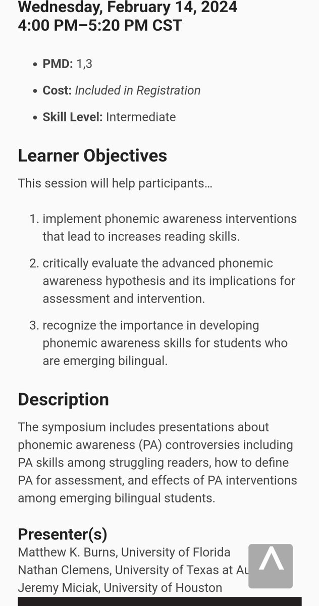 There are a lot of misunderstandings about phonemic awareness. @DrNathanClemens @jeremymiciak1 and I are clearing up misconceptions about PA for school psychologists at @nasponline #nasp2024 Wed the 14th at 4:00.