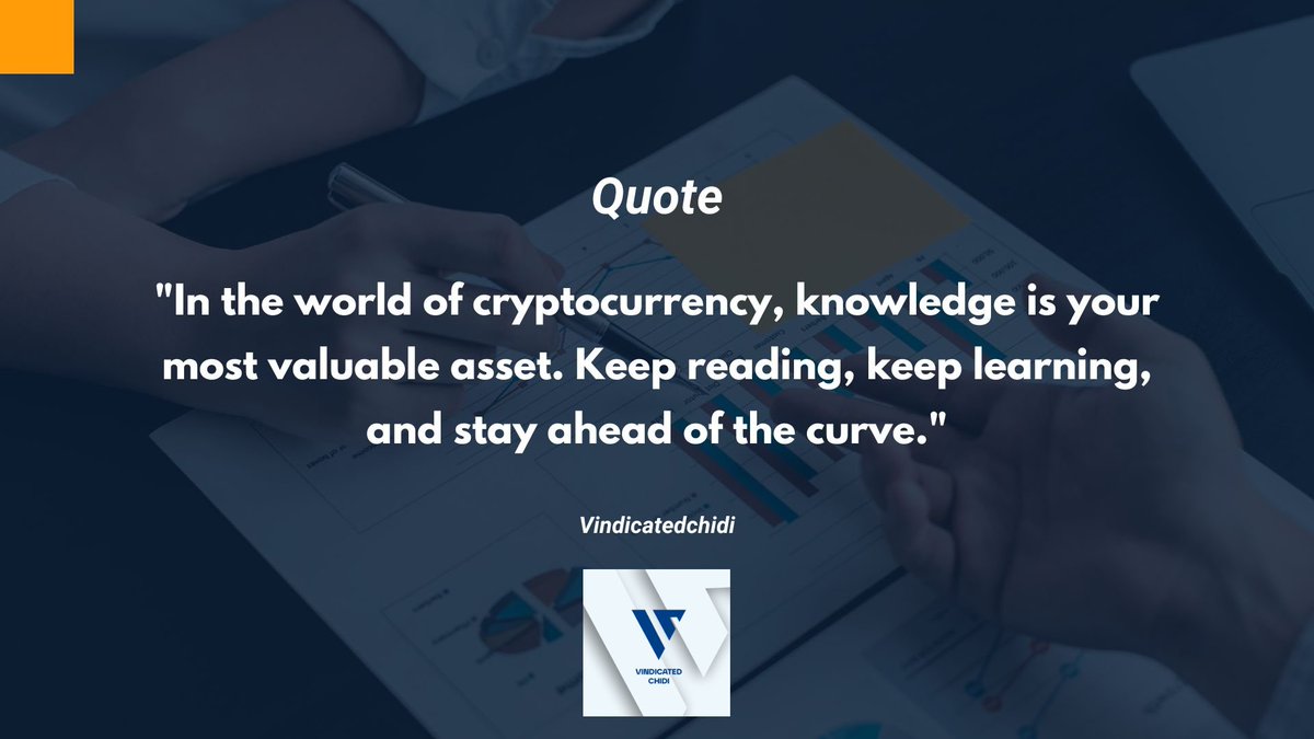 Vindicatedchidi's tweet photo. #CryptoEducation
Knowledge is power in the Crypto Space. Arm yourself with information and you will navigate the complexities with confidence.
The crypto space is a cast ocean of information waiting to be explored. Dive in, immerse yourself and let knowledge be your compass. https://t.co/mtQ9UH03hY