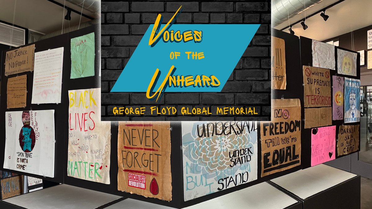 New at the Cargill Gallery: 'Voices of the Unheard' lifts the voices of Black youth through the language of protest, presented by the George Floyd Global Memorial, on display at Minneapolis Central Library through March 29. hclib.org/about/news/202…