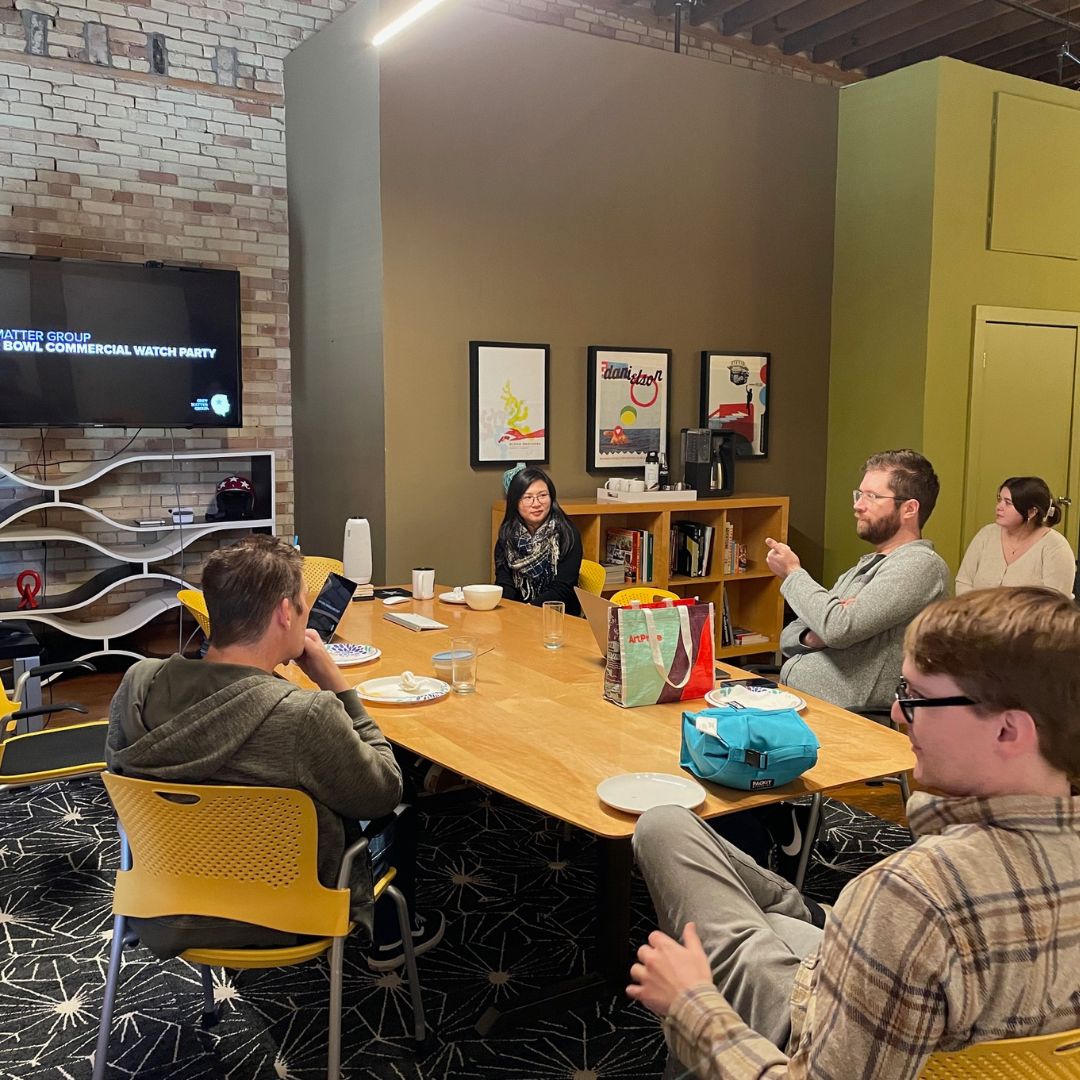 gmgsays's tweet photo. We're marketers, of course we're going to spend the day after the super bowl discussing the real MVPs...the commercials. 🏈 #GreyMatterGroup #SuperBowlAds https://t.co/T9LsDK84sH