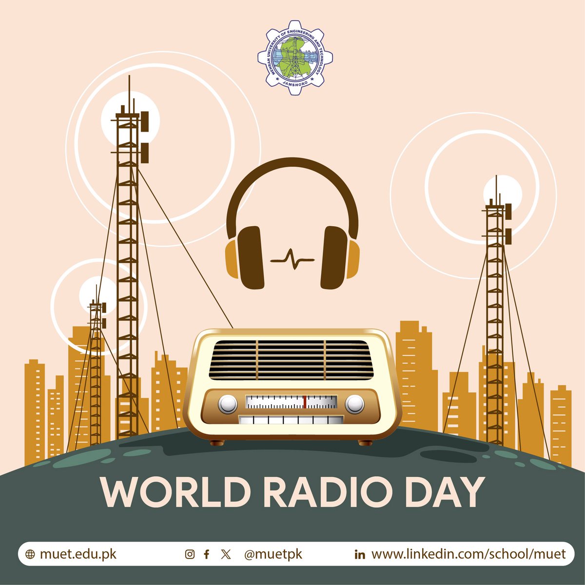 World Radio Day! 🎙️

Let's celebrate the power of radio in connecting communities. MUET FM 92.6 plays a crucial role in fostering unity and spreading knowledge. 

#WorldRadioDay #MUETFM