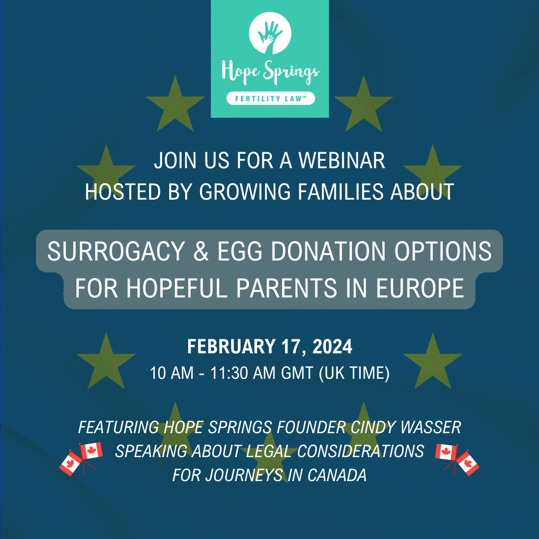 Looking forward to participating in this free webinar hosted by <a href="/GF_Globally/">Growing Families</a>!

Are you a hopeful European parent interested in learning about your options for #EggDonation and #Surrogacy in Canada?

Register to join live or receive a recording.

#SurrogacyInCanada #FamilyBuilding