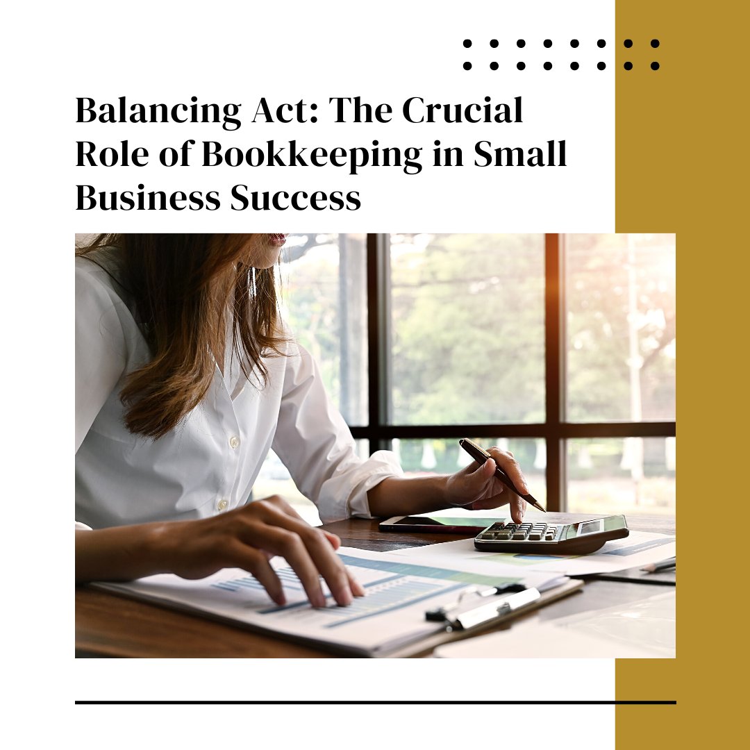 PrinceAcct's tweet image. Balancing Act: The Crucial Role of Bookkeeping in Small Business Success

Visit us at princeaccounting.ca to elevate your financial game!

#financialdecisionmaking #taxcompliance #bookkeepingessentials #businessempowerment #smallbusinesssuccess #bookkeepingmatters
